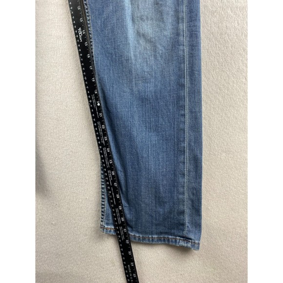 Levi's 559 Jeans Mens 36 x 32 Blue Relaxed Straight Dark Wash Distressed Demin - Picture 8 of 16